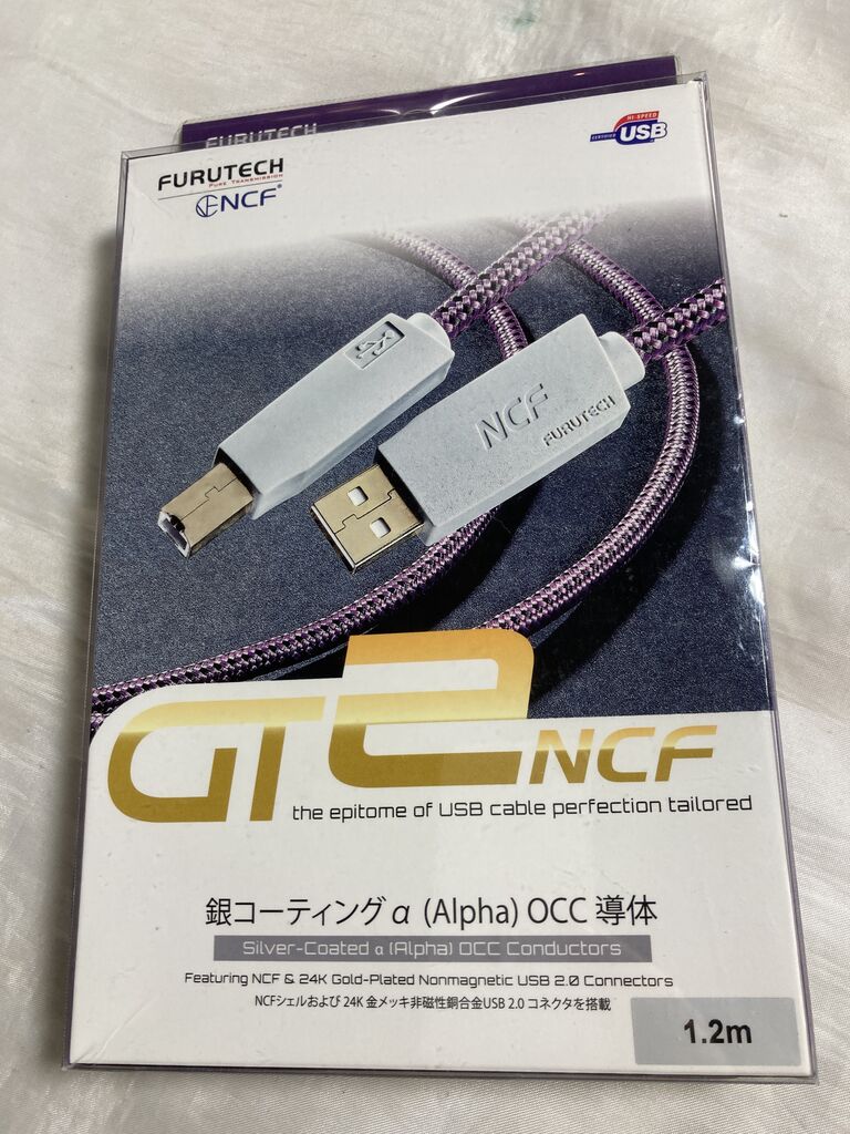 FURUTECH GT2 PRO USBケーブル1.2m FURUTECH GT2 Pro USB B Type [1.2m