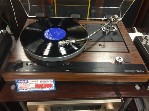 100♭THORENS トーレンス TD521S/SME 3012R アーム付 ターンテーブル レコードプレーヤー ※ジャンク