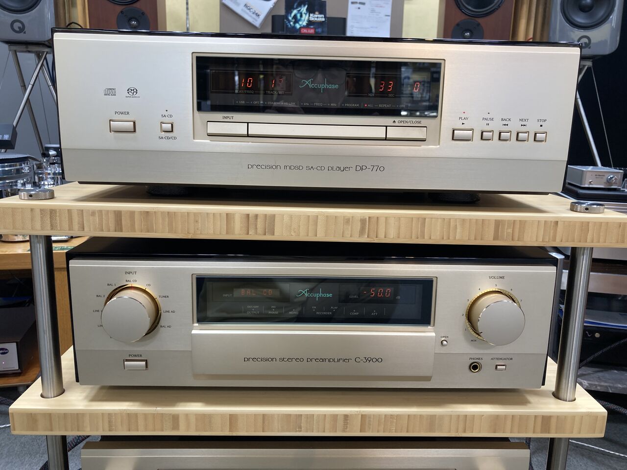 Accuphase A-80 アクセサリー館で御試聴 : オーディオユニオン