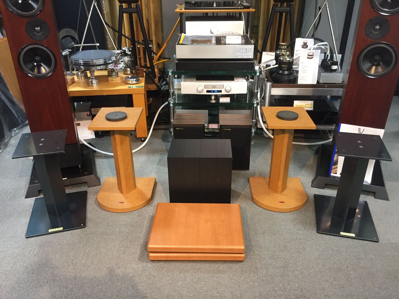 スピーカースタンド 松竹梅 HAMILEX SB944, WAKATSUKI ACOUSTIC スピーカースタンド 松竹梅 HAMILEX SB944, WAKATSUKI ACOUSTIC