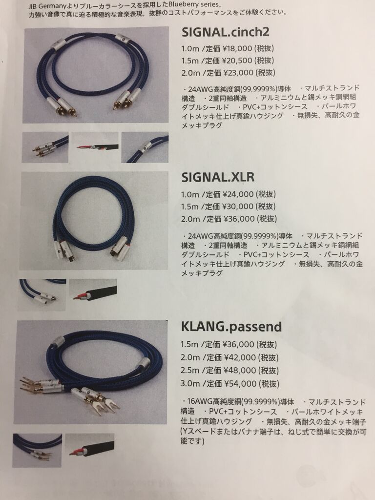 JIB Germany Technology Blueberry : オーディオユニオン お茶の水