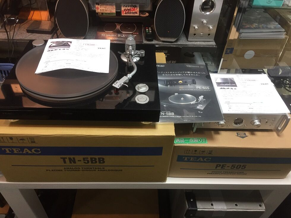 TEAC TN-5BB, PE-505 初売り : オーディオユニオン お茶の水