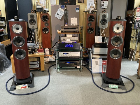 2024/09/07 Synergistic Research 試聴会準備中⓷ B&W 804 D4