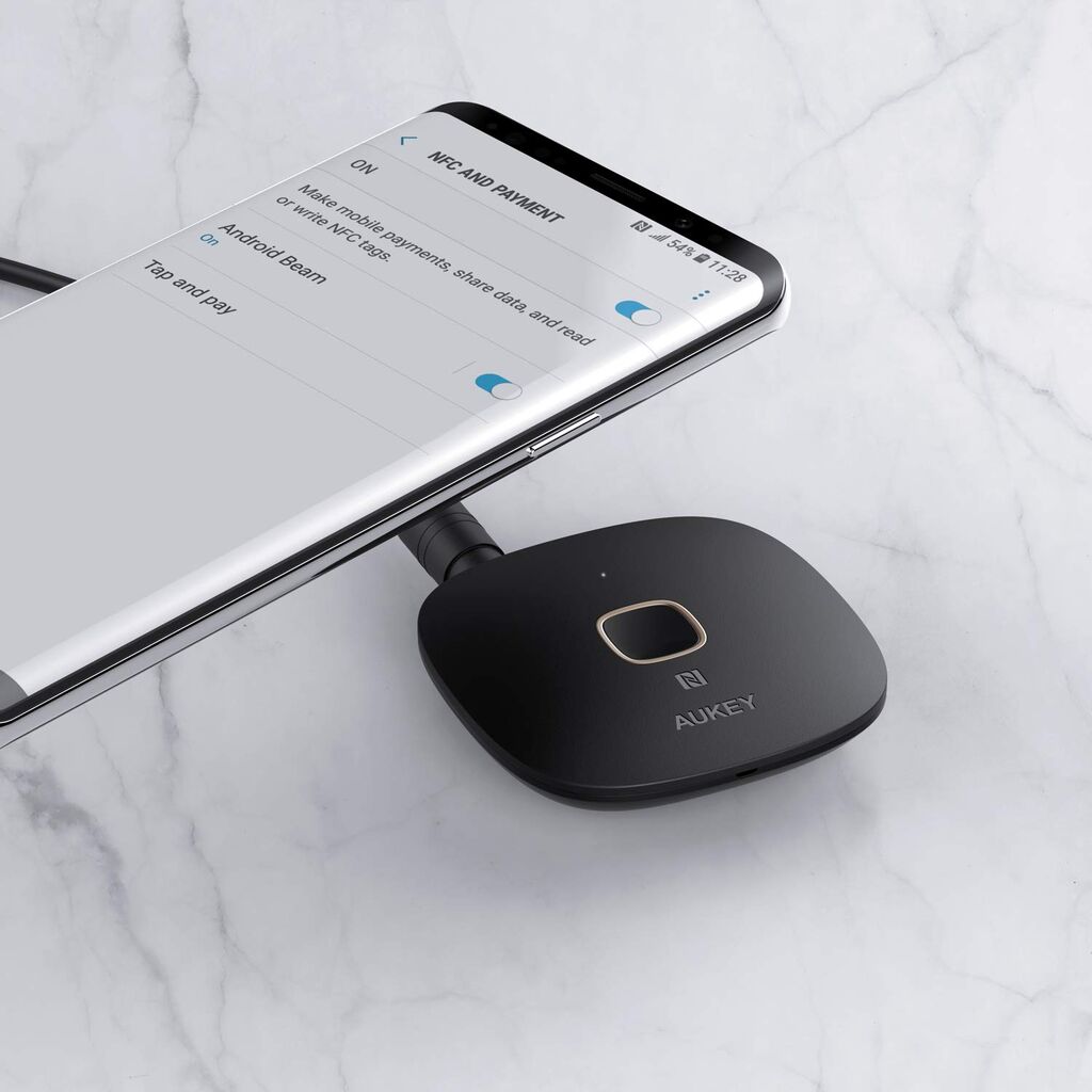 超便利なnfc機能を搭載のbluetoothレシーバー Aukey Br C16 が半額オフ かざすだけでbluetooth非対応機器を簡単にワイヤレス化 Aukey オーキー 公式ブログ