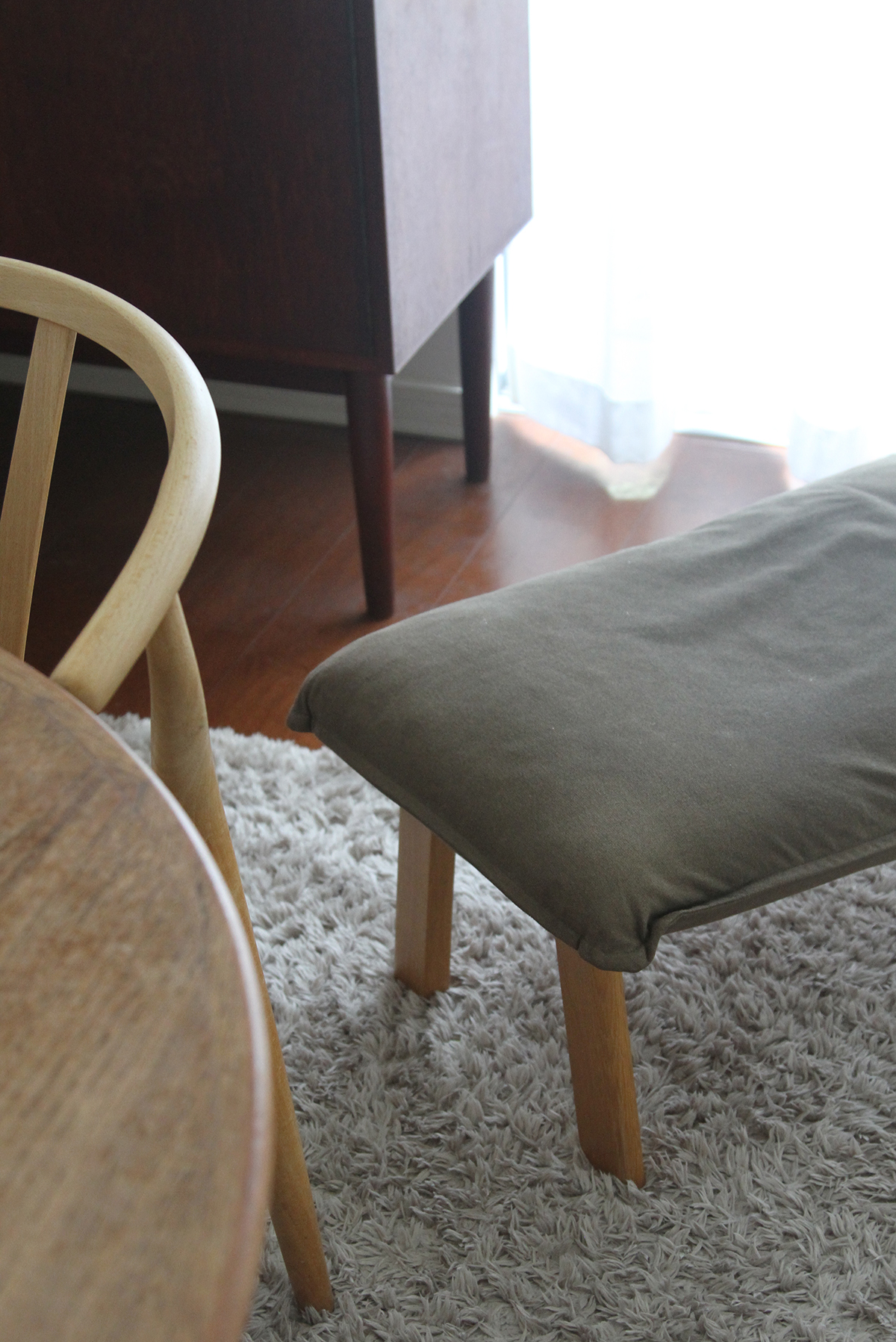 無印 オットマンカバー 無印良品 オットマン ライトグレー 布 (税込