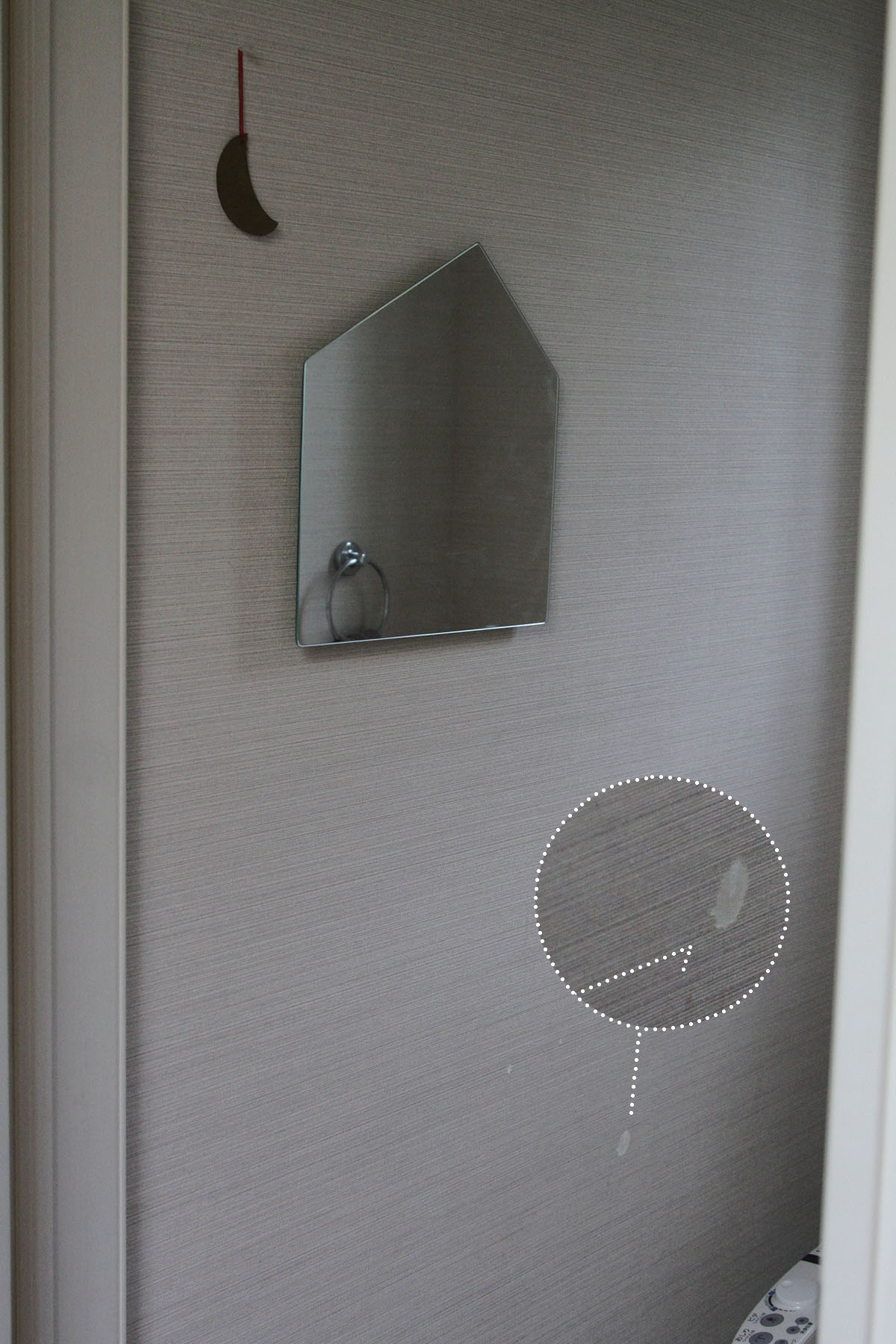 壁紙のダメージをかわいく隠してみた Aula Powered By ライブドアブログ