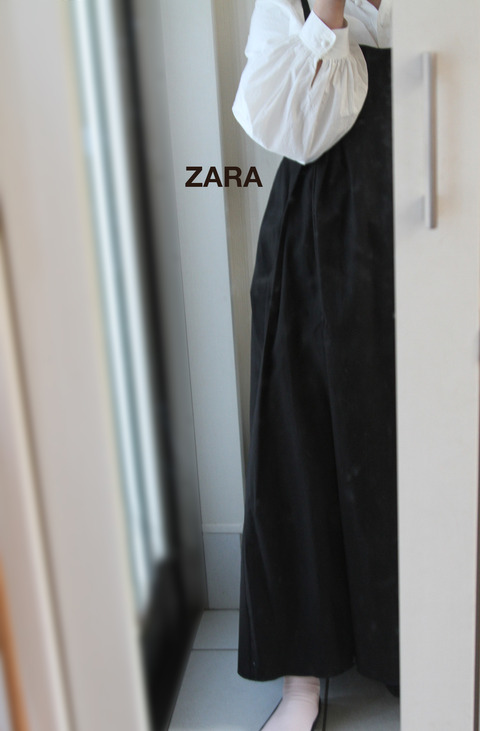 ZARAのボリュームワンピース、この形を探してた。この春夏服、一番のり 