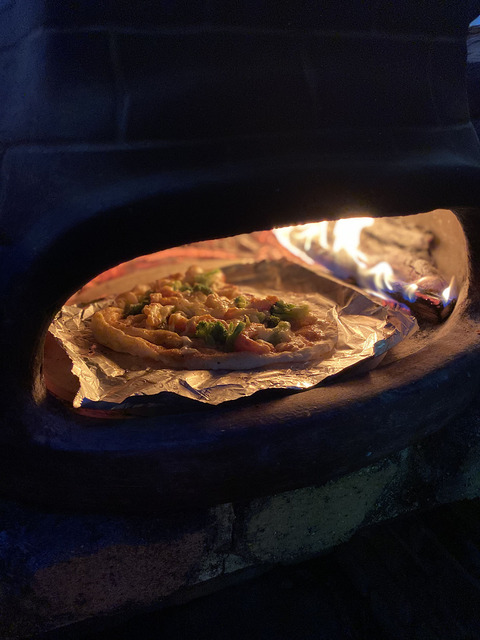 ピザ窯（チムニー）の火入れとBBQでダイソーのこれが大活躍