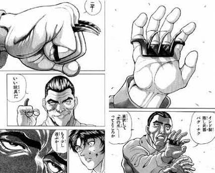 バキ死刑囚編で柳龍光が使ってたなんか ニギッ ってやる暗器あったじゃん まろめる