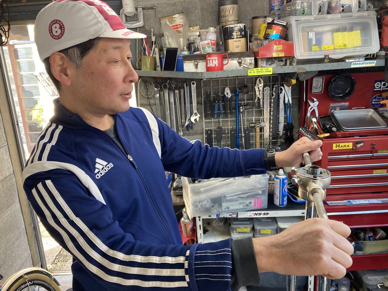 サンツアーXC Proヘッドセット装着完了 : austintexasの自転車日誌