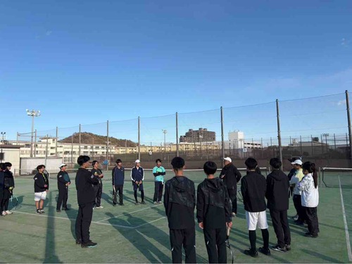 【神奈川県横須賀市高体連テニス教室】【亜細亜大学テニス部－EVER UPWARD！】