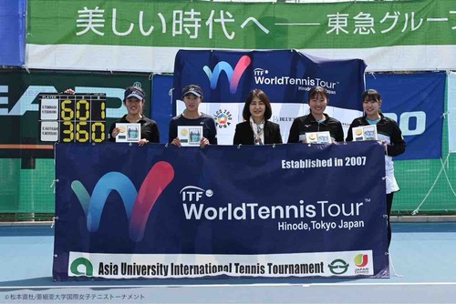 【吉川、冨永ペアが亜細亜フューチャーズ優勝🏆】【亜細亜大学テニス部－EVER UPWARD！】