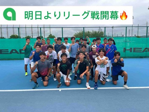 【明日から男女共にリーグ戦開幕！】【亜細亜大学テニス部－EVER UPWARD！】