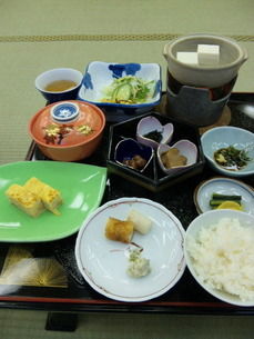 青巒荘の朝食