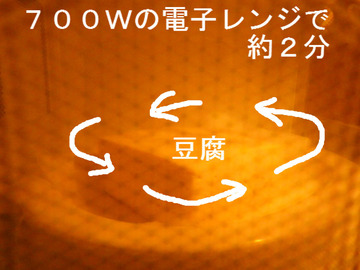 700Wの電子レンジで約2分