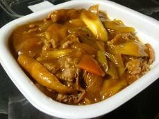 カレー南蛮牛丼(並)