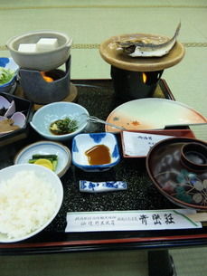 青巒荘の朝食