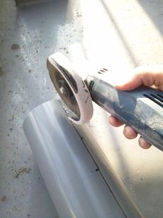 グラインダでカットする場合
