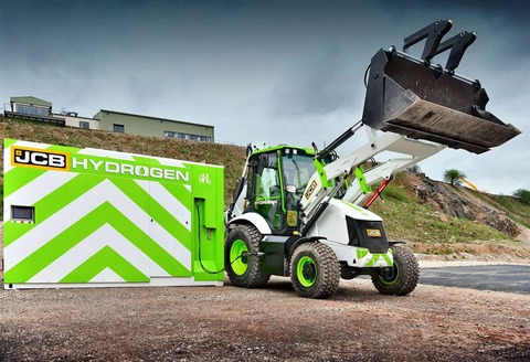 JCB Hydrogen fueled engine