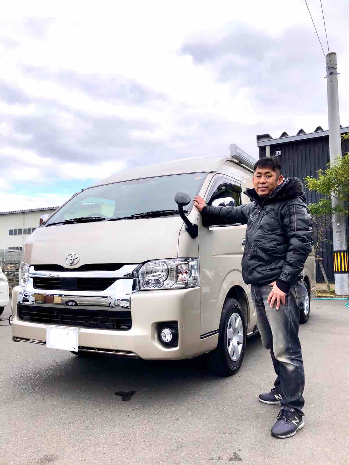 本年 最後の納車となりました キャンパー鹿児島ブログ