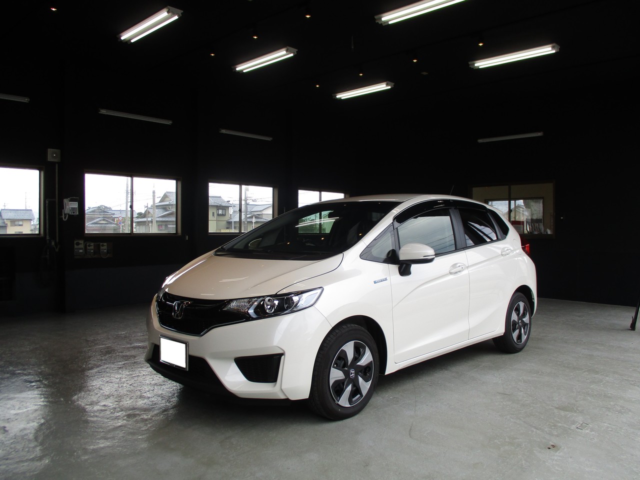 Honda フィット Hybrid Ygダイヤモンドコート施工事例 Auto Craft Yamaguchi 施工ブログ