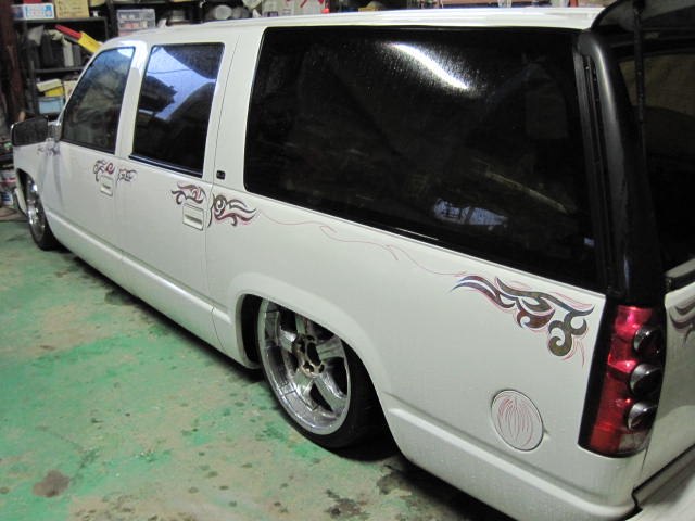 シボレー サバーバン ローダウン スプリング タホ c1500 アメ車