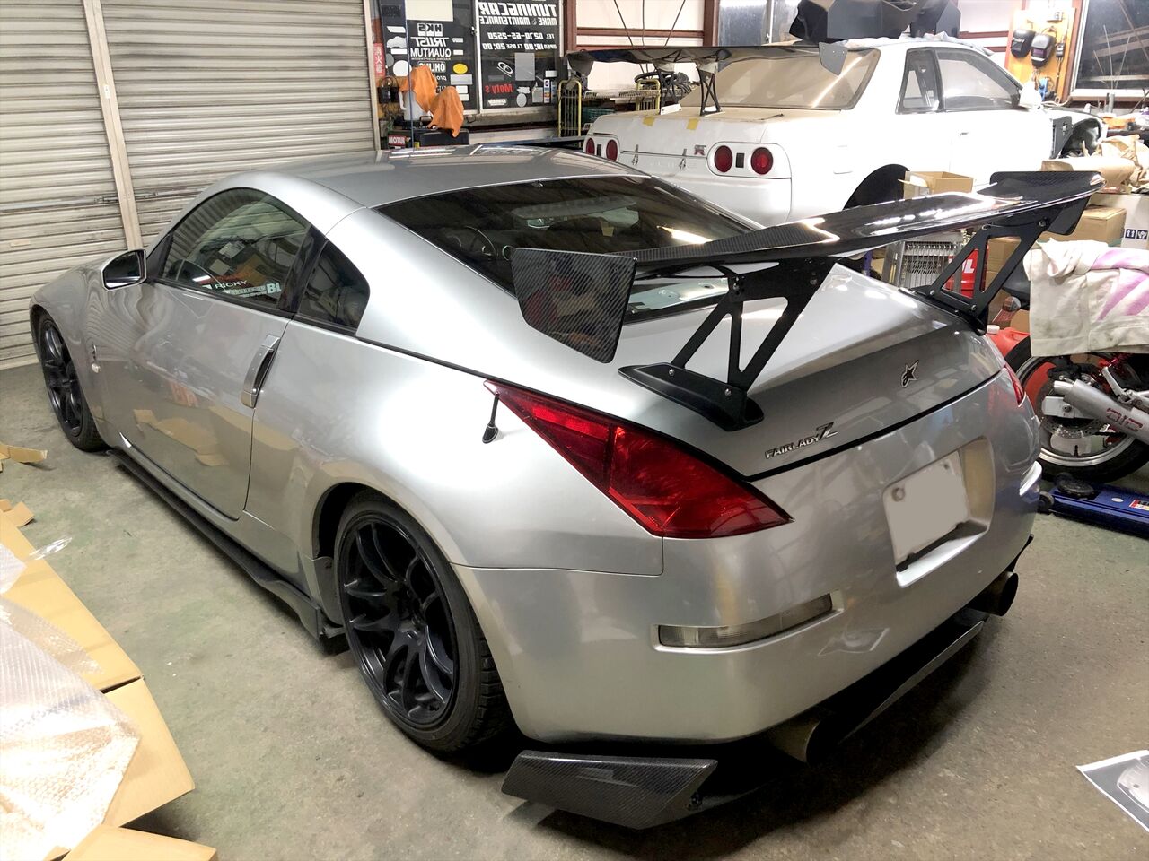 Z33 VOLTEX GTウイングマウント VOLTEX - GTウイング フェアレデZ 車検