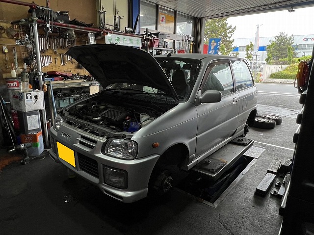 滋賀オートライフハノ ミラTR-XXアバンツァートR(L502S)の車検&整備と