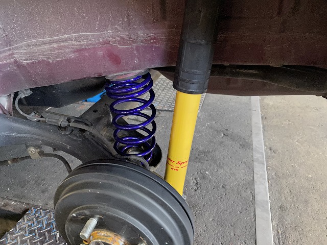 ソリオバンディット(MA36S)にKYBローファースポーツキット取付 