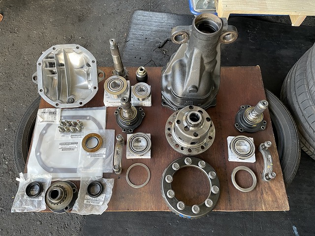 滋賀オートライフハノ S14シルビア用のLSD＆「4.9」ファイナルの