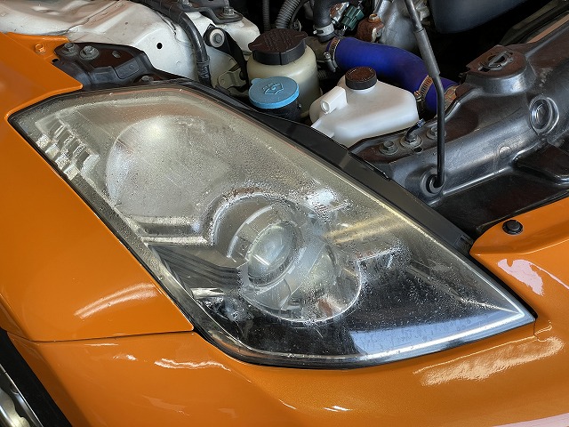滋賀 フェアレディｚ Z33 の 78ワークス ヘッドライト交換 オートライフハノ オフィシャルブログ