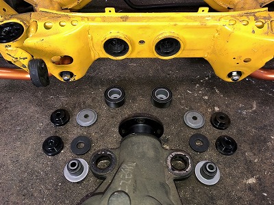 S14シルビアのデフマウント交換 : オートライフハノ オフィシャルブログ