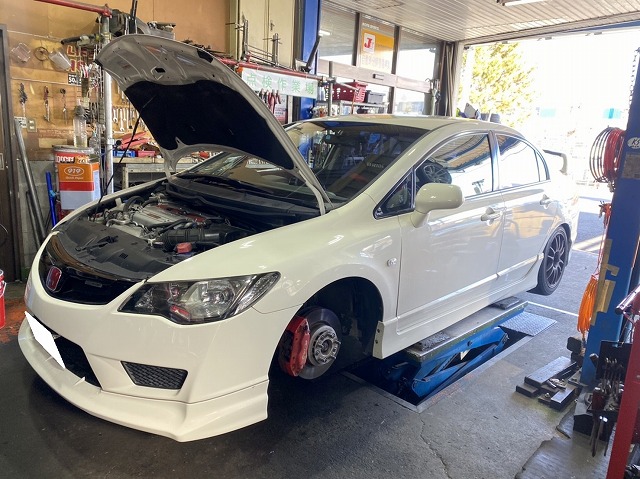 滋賀 シビック タイプｒ ｆｄ２ のクラッチ交換 オートライフハノ オフィシャルブログ
