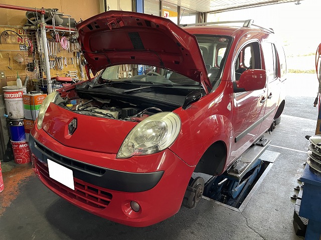 滋賀 輸入車 ルノー カングー の車検 整備とｏｂｄ診断 オートライフハノ オフィシャルブログ