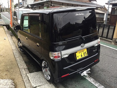 ロードサービス タント引き上げ オートライフハノ オフィシャルブログ