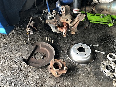 S15シルビアのリアハブベアリング交換 : オートライフハノ