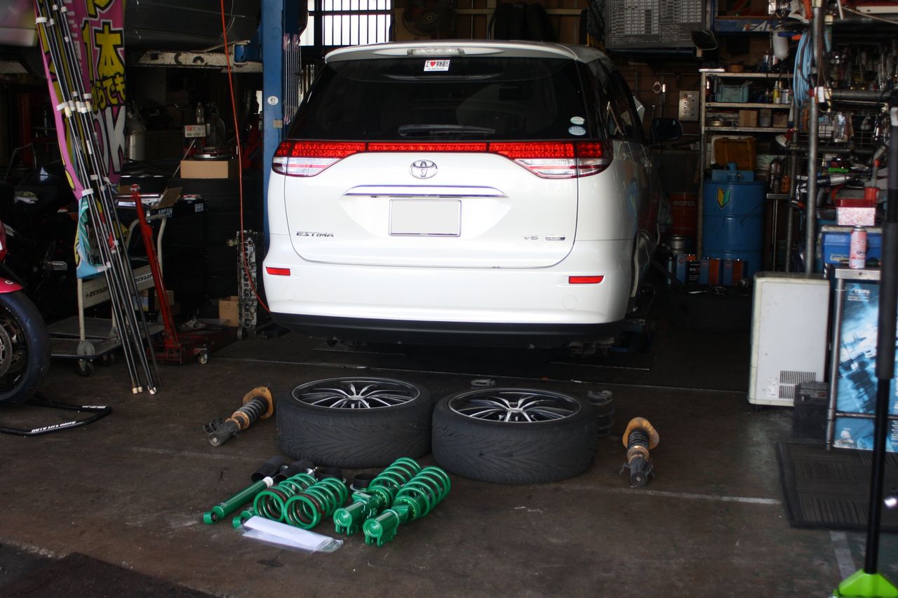 エスティマ Gsr50 車高調取付 オートライフハノ オフィシャルブログ