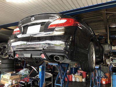 y51フーガリアマフラー （NISMO S-tune マフラーに交換（日産