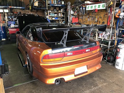 180sx直野号の水漏れ オイル漏れ ガソリン漏れ修理 オートライフハノ オフィシャルブログ