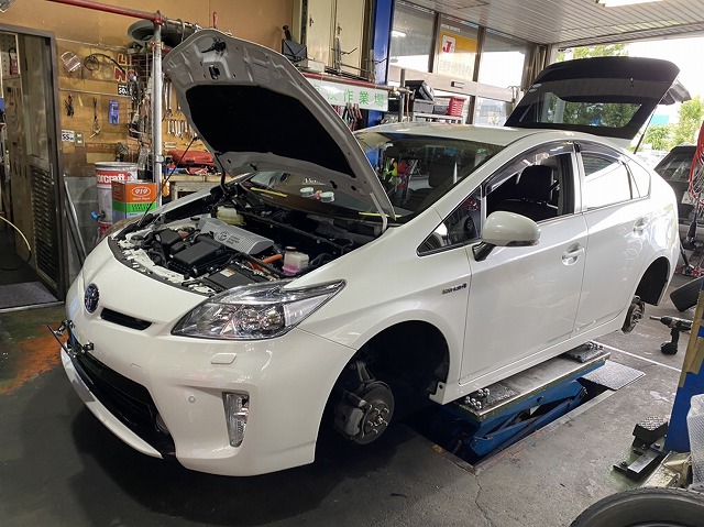 滋賀 30プリウスの車高調キット取付 テイン フレックスz オートライフハノ オフィシャルブログ 滋賀 30プリウスの車高調キット取付 テイン フレックスz オートライフハノ オフィシャルブログ