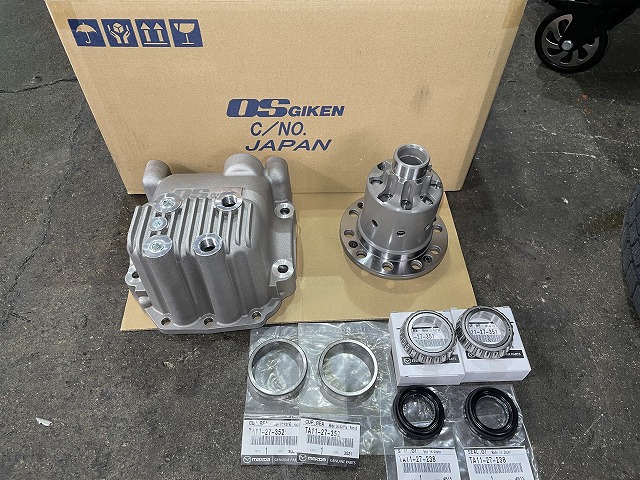 nd5rc ファイナル4.1 溶接デフロック 滋賀オートライフハノ NDロードスター(ND5RC)のLSD交換(OS技研