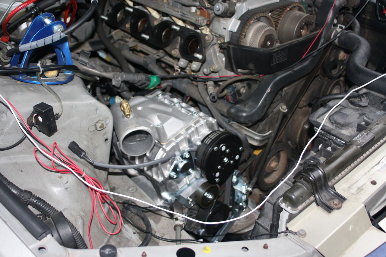 アルテッツア スーパーチャージャー取付 : オートライフハノ ...