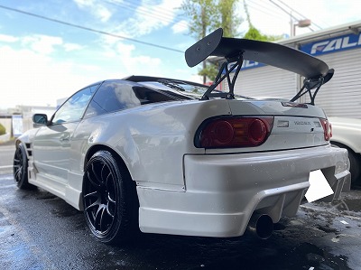 180sxの事故修理 オリジンエアロ装着 オートライフハノ オフィシャルブログ 180sxの事故修理 オリジンエアロ装着 オートライフハノ オフィシャルブログ