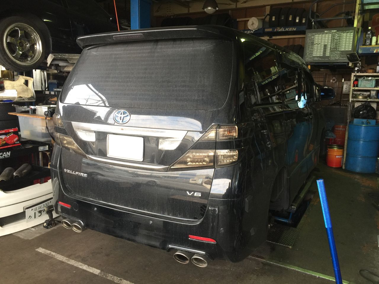 ヴェルファイア 系 持ち込み車高調の取り付け オートライフハノ オフィシャルブログ