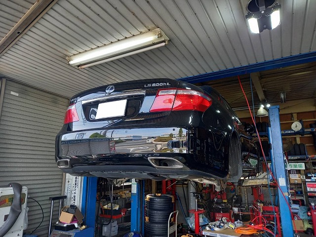 滋賀 レクサス「LS600hL」インプットダンパー交換(ミッション滑り