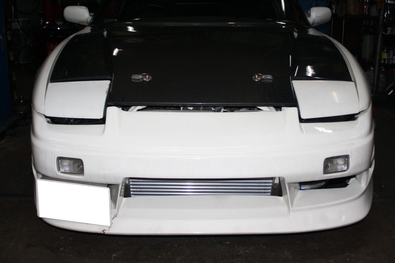 180SX インタークーラー取付 : オートライフハノ オフィシャルブログ
