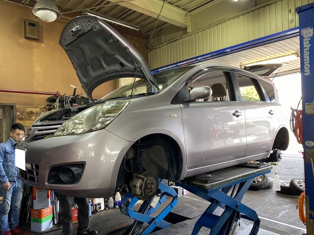 日産 ノート の車検 整備とobd診断 オートライフハノ オフィシャルブログ