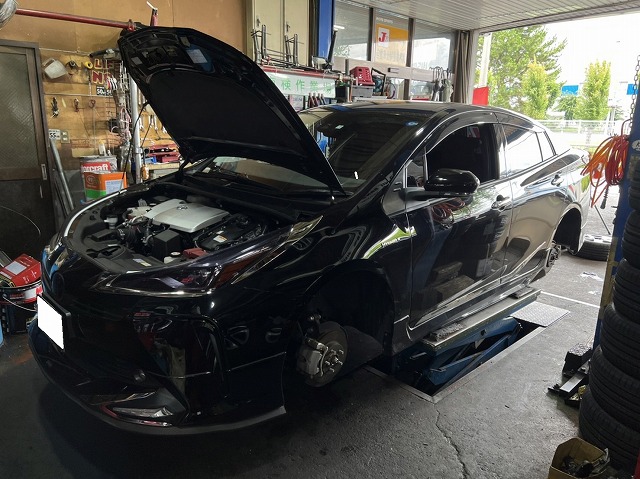 滋賀オートライフハノ 50プリウスの持ち込み車高調取付とトー調整 オートライフハノ オフィシャルブログ 滋賀オートライフハノ 50プリウスの持ち込み車高調取付とトー調整 オートライフハノ オフィシャルブログ