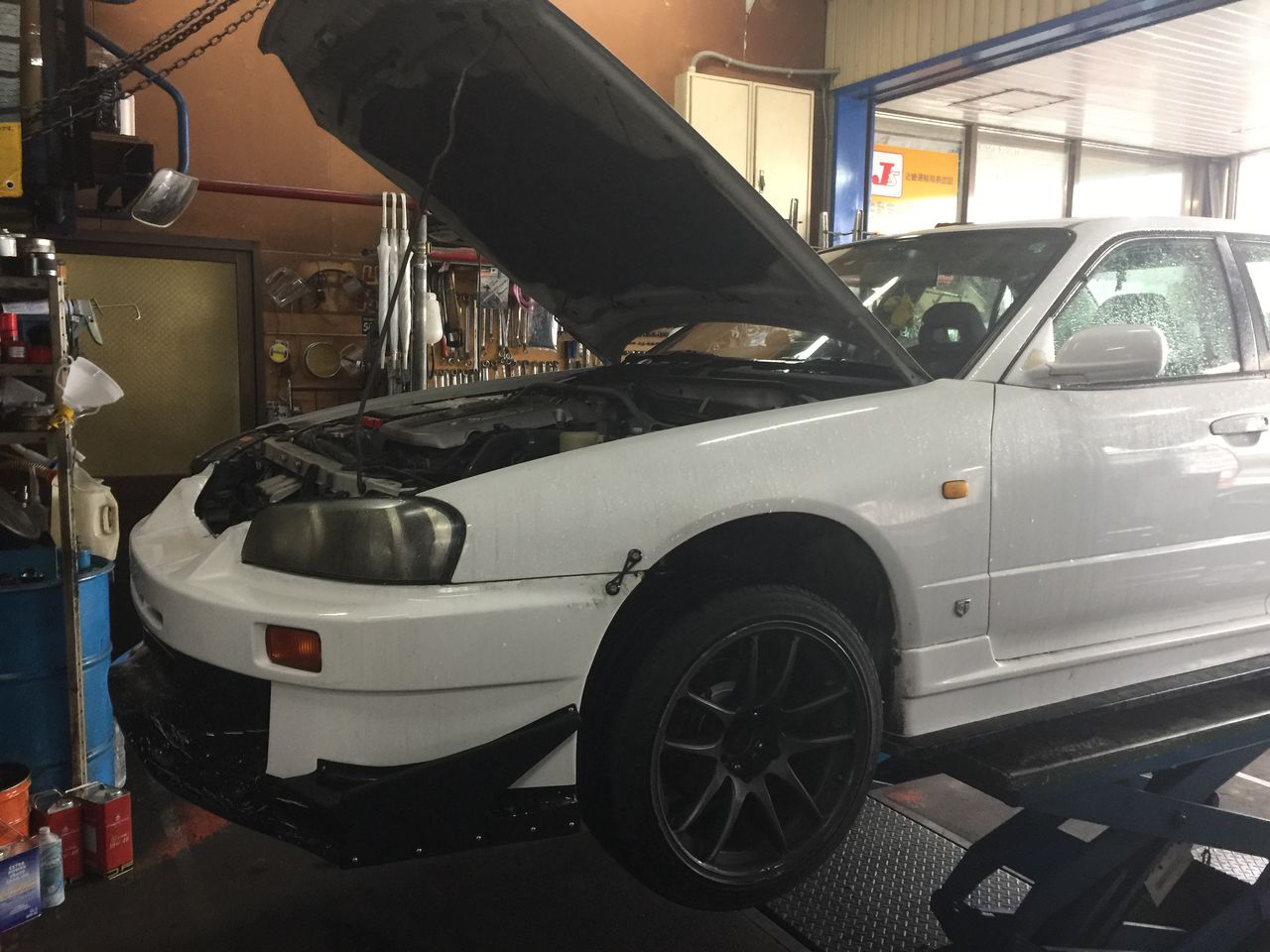 R34スカイライン テイン車高調の取付 オートライフハノ オフィシャルブログ R34スカイライン テイン車高調の取付 オートライフハノ オフィシャルブログ