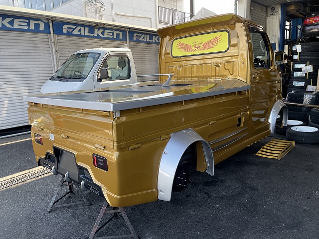 滋賀オートライフハノ 軽トラ「キャリー」の公認車検（軽自動車から
